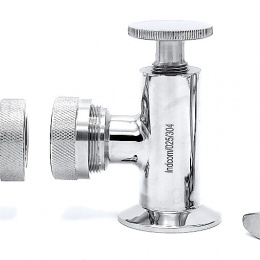 Level Gauge Clamp Connection, upper and bottom part