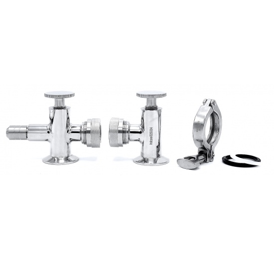 Level Gauge Clamp Connection, upper and bottom part