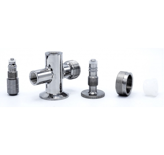 Level Gauge Clamp Connection, upper and bottom part