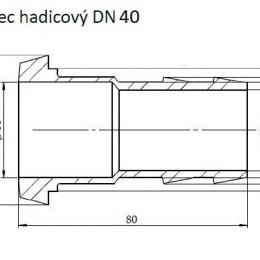 Liner Hose Fitting DIN 11851 | DN40