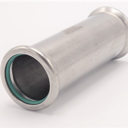 Lisovací hrdlo prodloužené, 22 mm, nerezové
