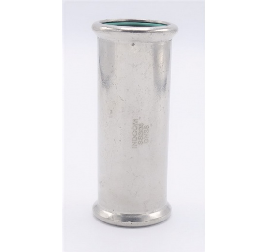 Lisovací hrdlo prodloužené 35 mm, nerezové