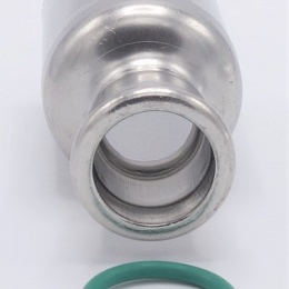 Lisovací redukce (redukovaná vsuvka) M/F 42/22 mm, nerez