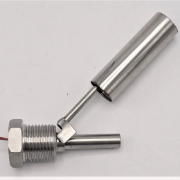 Magnetic float level sensor stainless steel