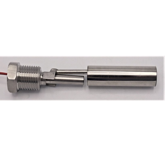Magnetic float level sensor - stainless steel