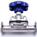 Manually operated diaphragm valves, clamp type C-C