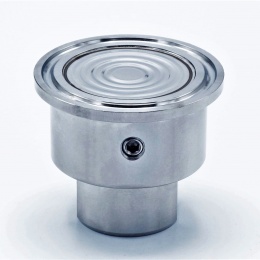 Membrane separator, CLAMP DIN 32676, collar 50.5 mm, internal thread 1/2"