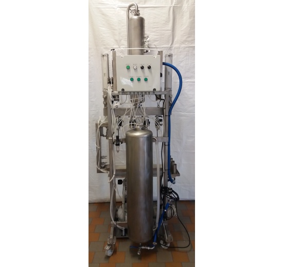 Movable filling line for brewery