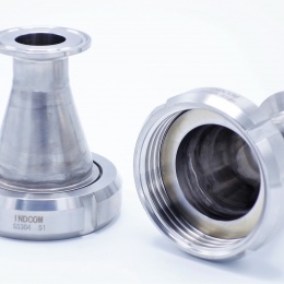 nerezová centrická redukce K/M - G | SMS51/DIN CLAMP 25