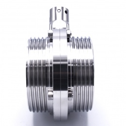 Nerezová klapka přímá, závitová typ G-G  DN100