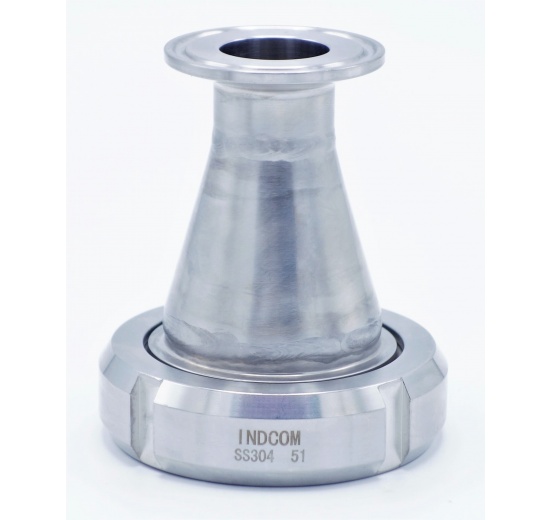 nerezová koncentrická redukce SMS51/CLAMP DN25