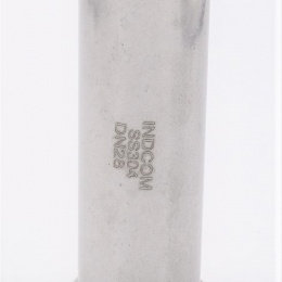 Nerezové hrdlo lisovací prodloužené 28 mm