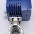 Nerezový kulový kohout, dvoudílný s elektrickým servopohonem jednootáčkovým 30 Nm