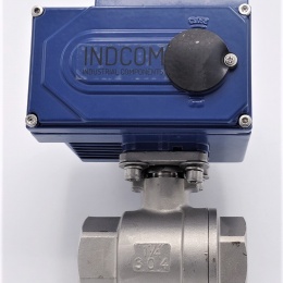 Nerezový kulový kohout s el. servopohonem