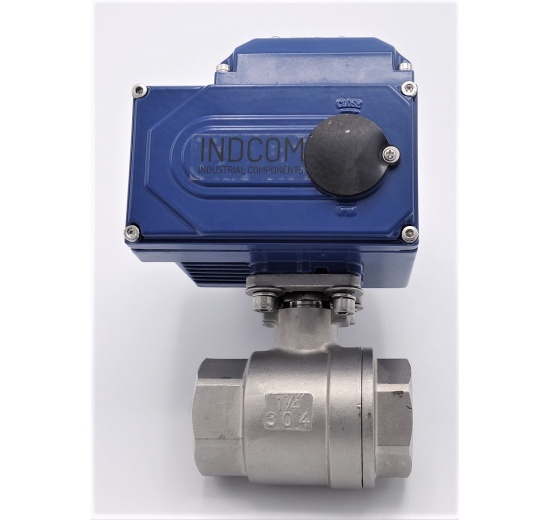 Nerezový kulový kohout s el. servopohonem