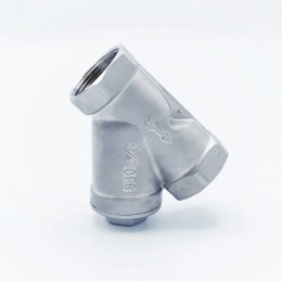 nerezový Y filtr šikmý s jemným sítkem, závitový 1 1/4”