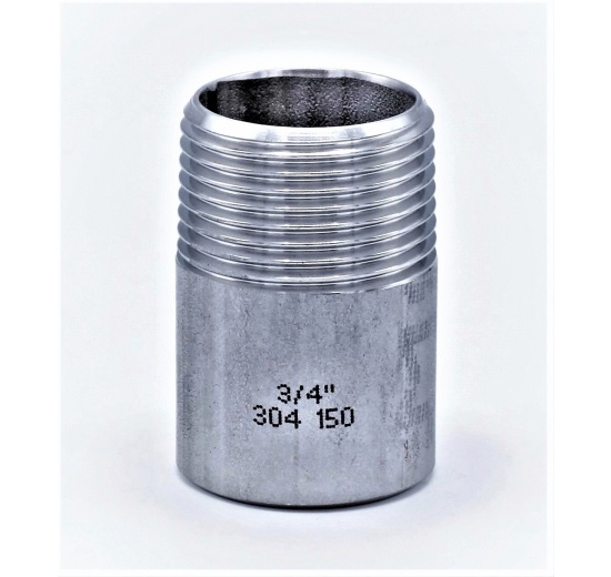 Nipple / Welded Nipple / Type 308 3/4", stainless steel fittings
