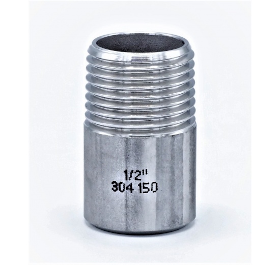 Nipple / Welding Nipple / Type 308 1/2", stainless steel fittings