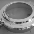 Non-pressure manhole with sight glass DN400, stainless steel