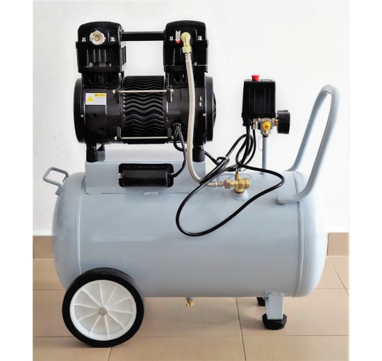 oil-free compressor, air container 50 l, flow rate 200 l/min