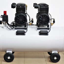 oil-free compressor, air tank 100 l, flow rate 360 l/min