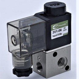 Pilot Solenoid Valve 3/2, G 1/8", AC230V