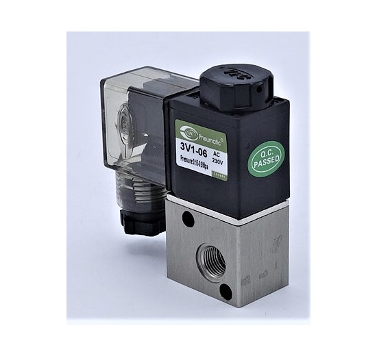 Pilot Solenoid Valve 3/2, G 1/8", AC230V