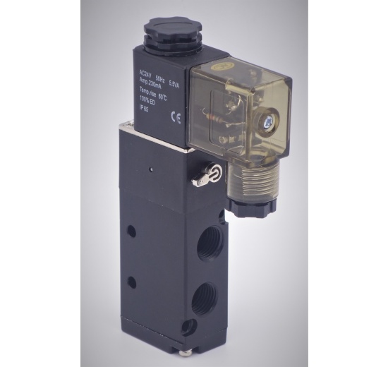 Pilot Solenoid Valve 5/2, G 1/8", AC24V