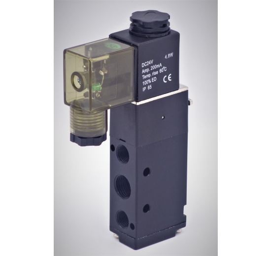 Pilot Solenoid Valve 5/2, G 1/8", DC24V