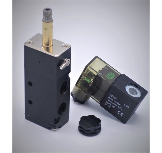 Pilot Solenoid Valve 5/2, G 1/8", DC24V