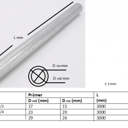 Pipes, curves and Couplings for Cable Glands (Non-Threaded)