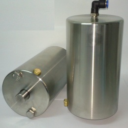 Pneumatic actuator, all-stainless steel, single-acting (air-spring)