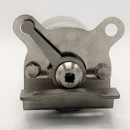 Pneumatic actuator, single-acting and accessories for butterfly valve