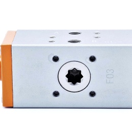 Pneumatic drive, double acting