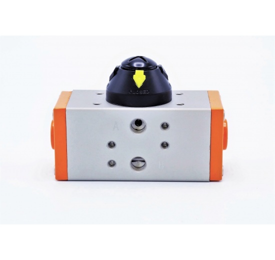 Pneumatic drive, double acting