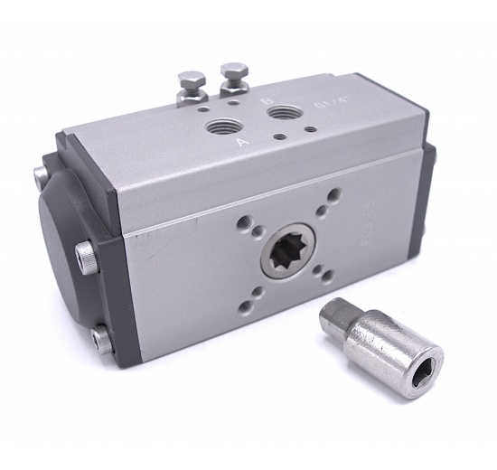 Pneumatic drive, double acting