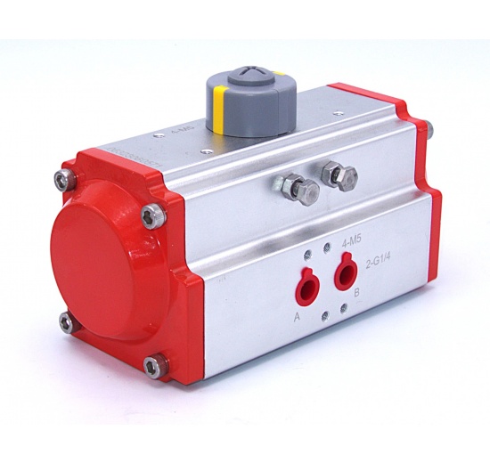 Pneumatic drive, double acting