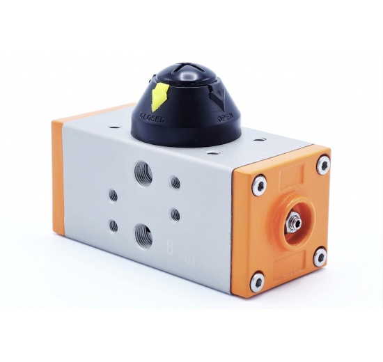 Pneumatic drive, double acting