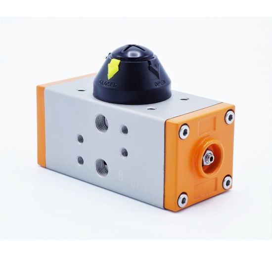 Pneumatic drive, double acting