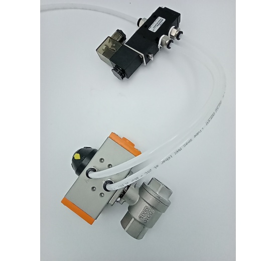 Pneumatic drive, double acting with PILOT VALVE