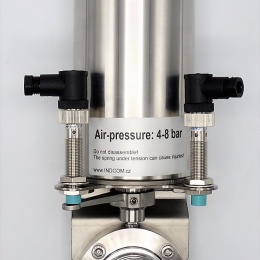 Pneumatically Operated Butterfly Valve, Threaded, type G-G DN20