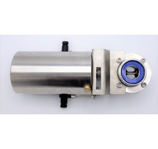 Pneumatically Operated Butterfly Valve, Threaded, type G-G | DN25