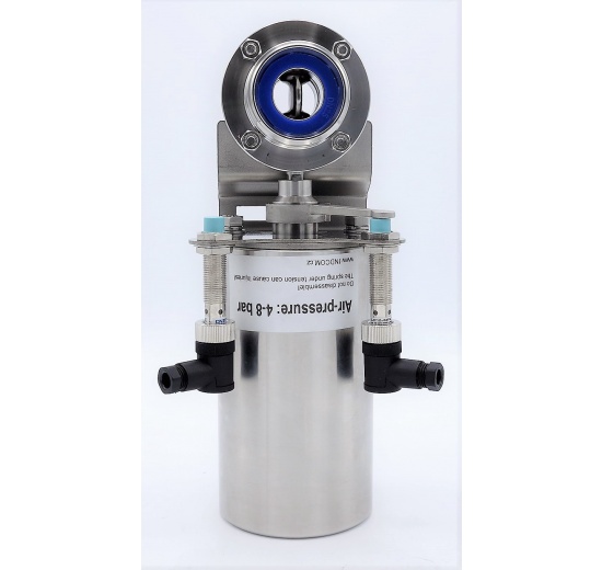 Pneumatically Operated Butterfly Valve, Threaded, type G-G | DN25