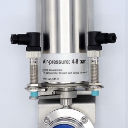 Pneumatically Operated Butterfly Valve, Threaded, type G-G | DN32