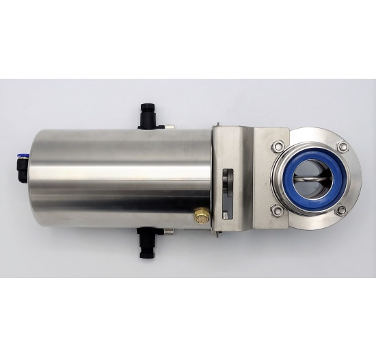 Pneumatically Operated Butterfly Valve, Threaded, type G-G | DN32