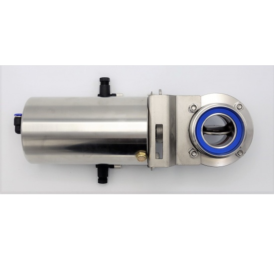 Pneumatically Operated Butterfly Valve, Threaded, type G-G | DN40