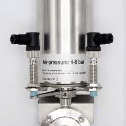 Pneumatically Operated Butterfly Valve, Threaded / Welded, type G-S DN25