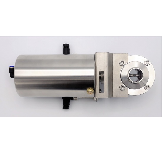 Pneumatically Operated Butterfly Valve, Threaded / Welded, type G-S DN25