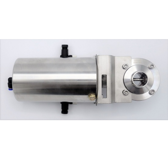 Pneumatically Operated Butterfly Valve, Threaded / Welded, type G-S DN25