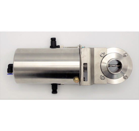 Pneumatically Operated Butterfly Valve, Threaded / Welded, type G-S DN32